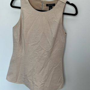 White House black market beige professional tank top